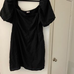 Abercrombie & Fitch Black linen dress